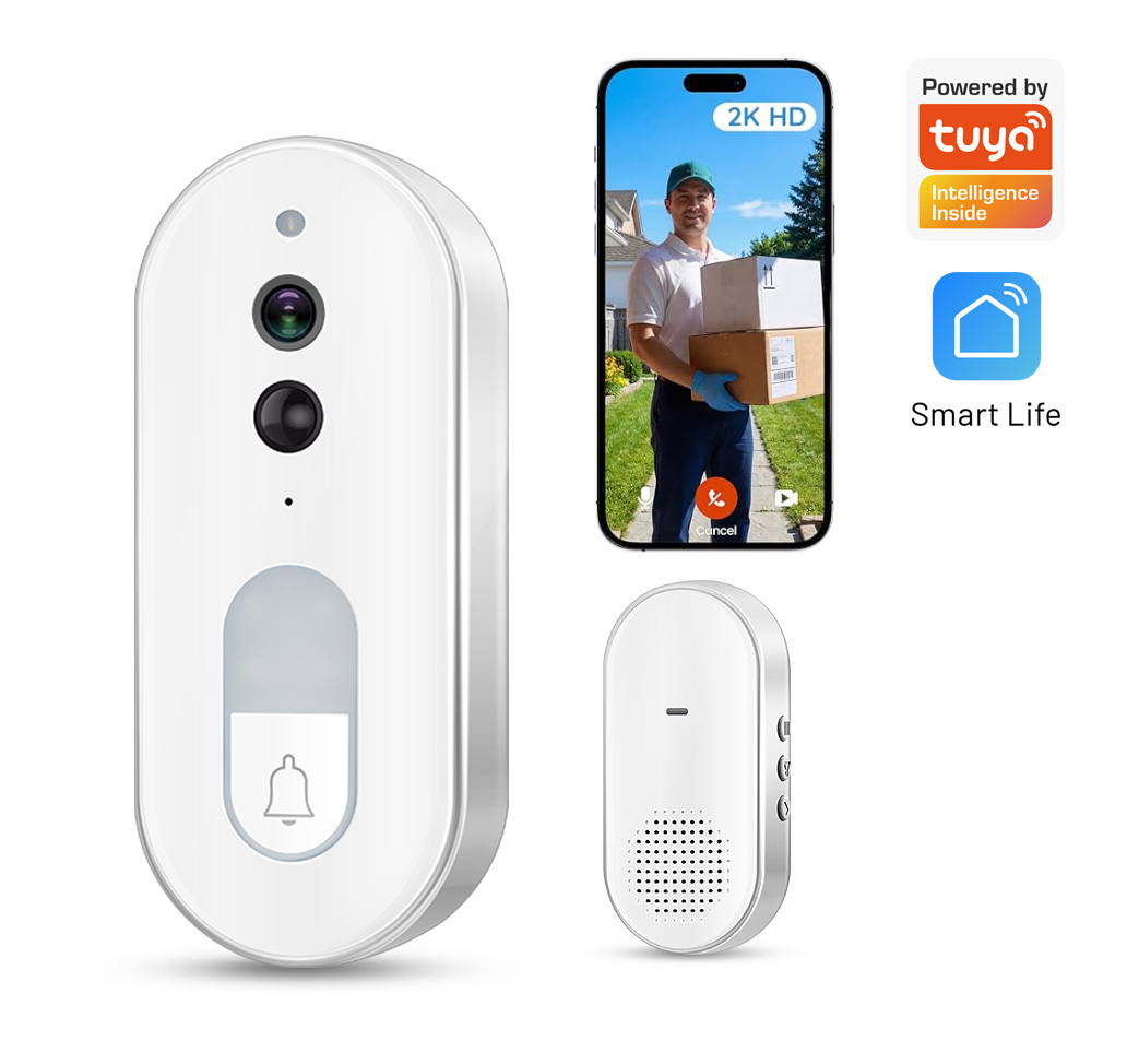 Smart Home Video - Tuya Smart Video Doorbell Wireless 1080P