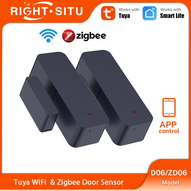 Wireless Door Sensor - Tuya Zigbee 3.0 WiFi Door Sensor