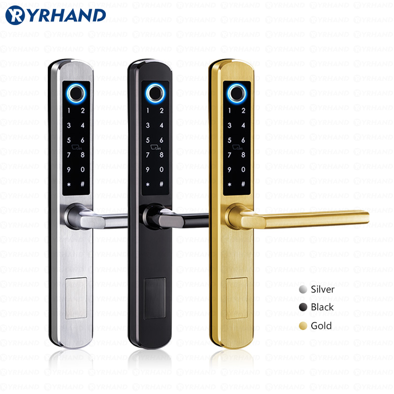 IP66 Gold Stainless Steel Slid - Smart Home Door Lock recension och pris
