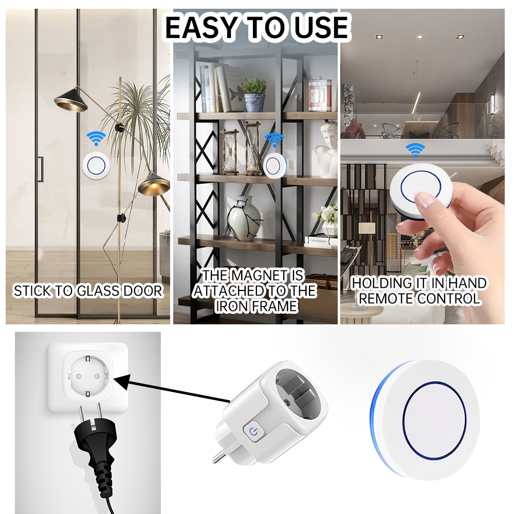 Wireless Socket RF433 Smart Ho - Universal Remote Smart Home recension och pris