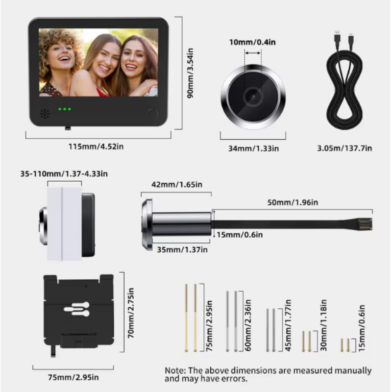 Danmini 4.3inch 2K Smart Life  - Smart Home Video recension och pris