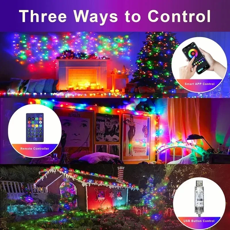 RGBIC LED String Lights Smart  - Smart Home Yellow recension och pris