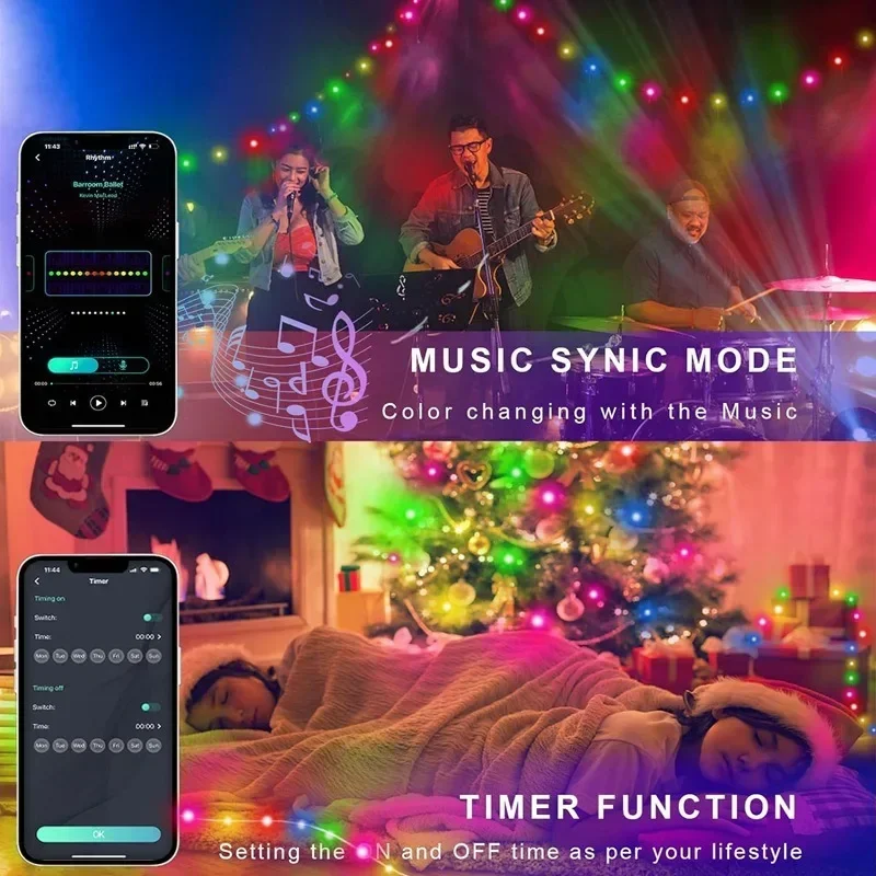 RGBIC LED String Lights Smart  - Smart Home Yellow recension och pris