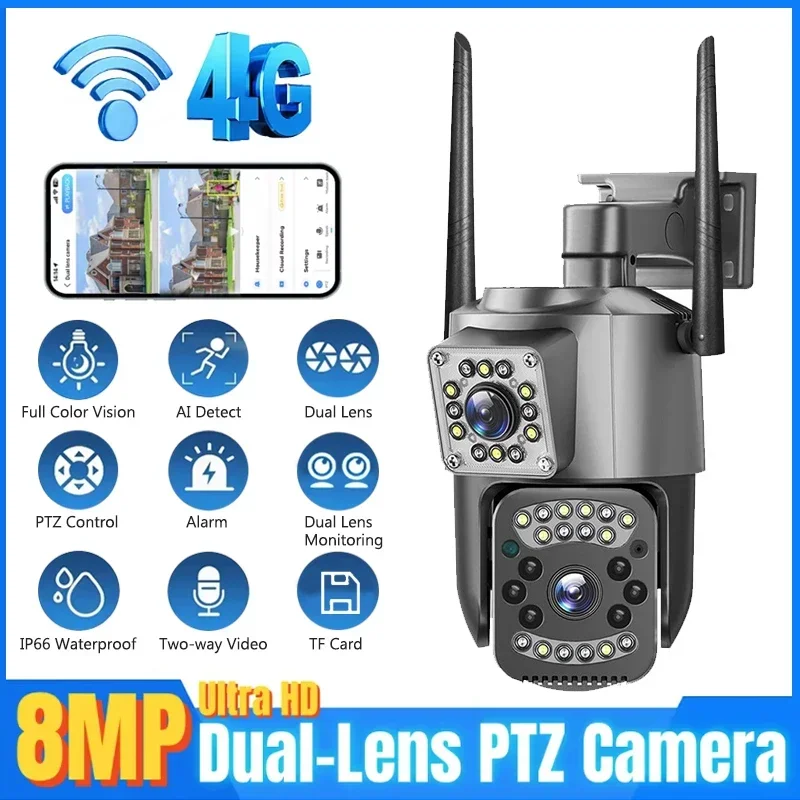 8MP WIFI IP Camera 4K PTZ Dual - Smart Home Camera Ezviz recension och pris