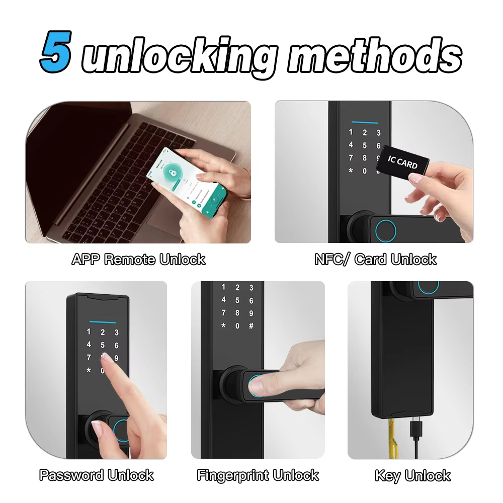 Bluetooth-compatible Tuya APP  - Smart Home Door Lock recension och pris