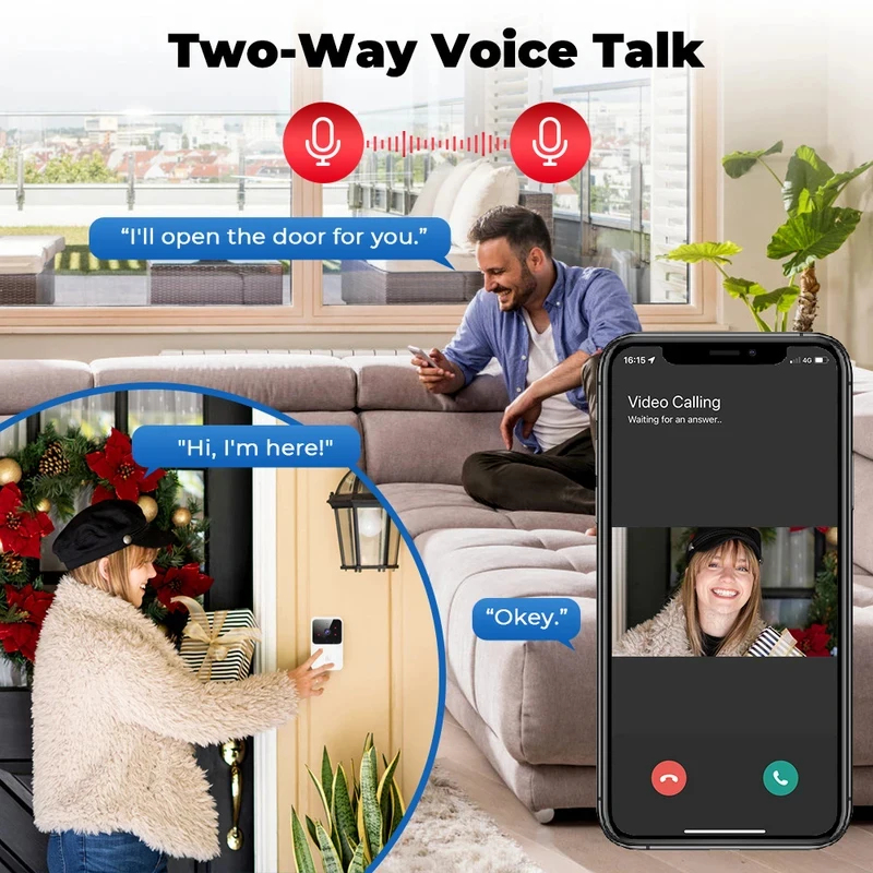 Smart Home WiFi Video Doorbell - Smart Home Video recension och pris