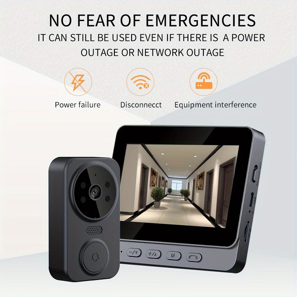 4.3'' IPS Screen 2.4G Wireless - Smart Home Video recension och pris