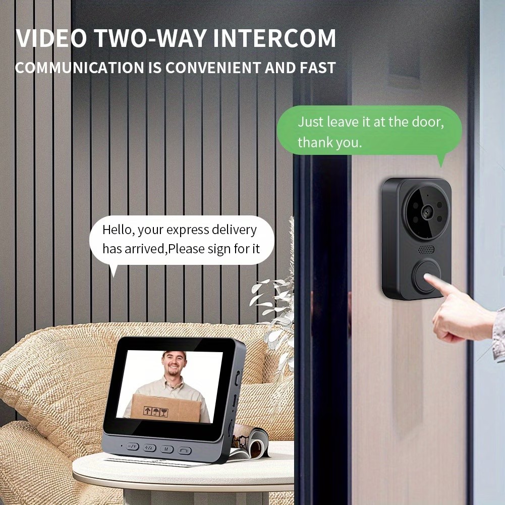 4.3'' IPS Screen 2.4G Wireless - Smart Home Video recension och pris
