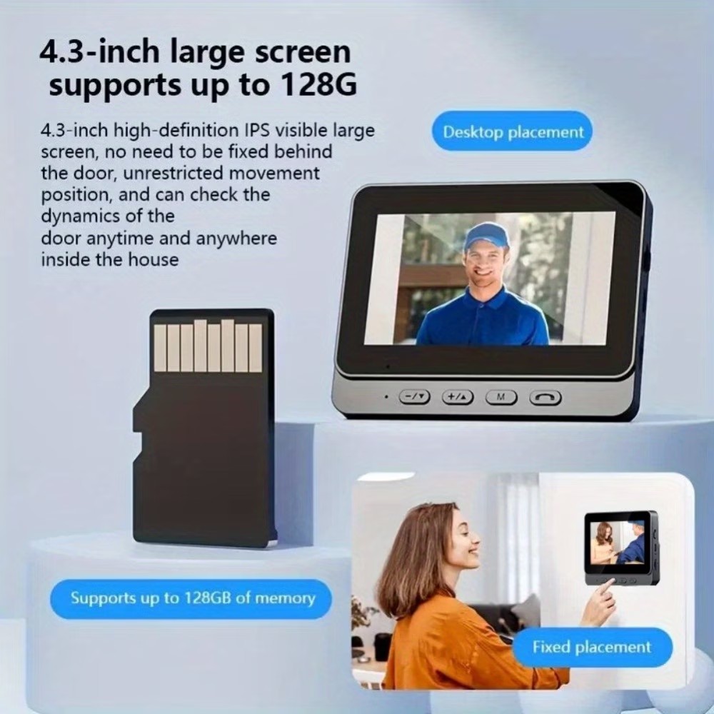 4.3'' IPS Screen 2.4G Wireless - Smart Home Video recension och pris